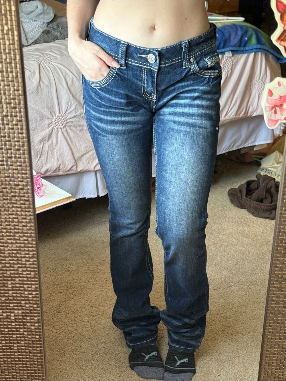 Amethyst Jeans Women’s Boot Cut Jeans - Blue